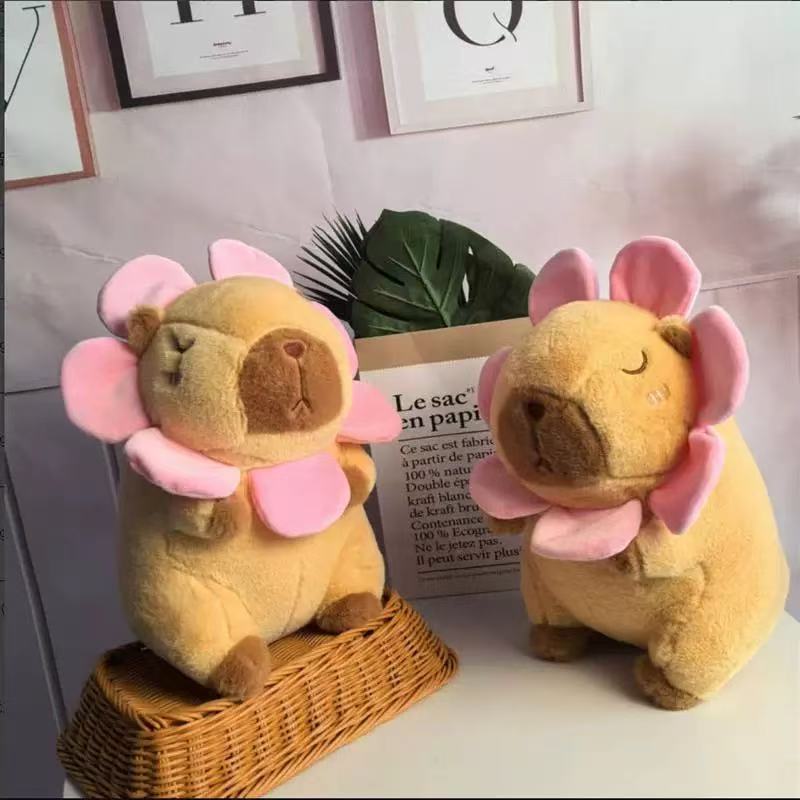 Cute Turtle Bag Capybara Doll Best Friend Doll Plush Toy Girl Birthday Gift