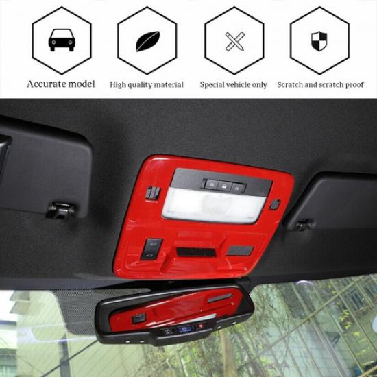 Vorderes oberes Dach Leseleuchte Lampe Zierleiste Abdeckung Rahmen Für Chevrolet Camaro 2010-15