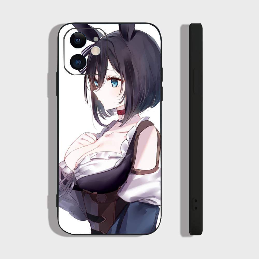 

Чехол для телефона Eishin Flash ANIME U-UmaMusume Для iPhone 17 Air 16 15 14 13 Pro Max 11 12 Черный Силиконовый Чехол IPHONE 13MINI