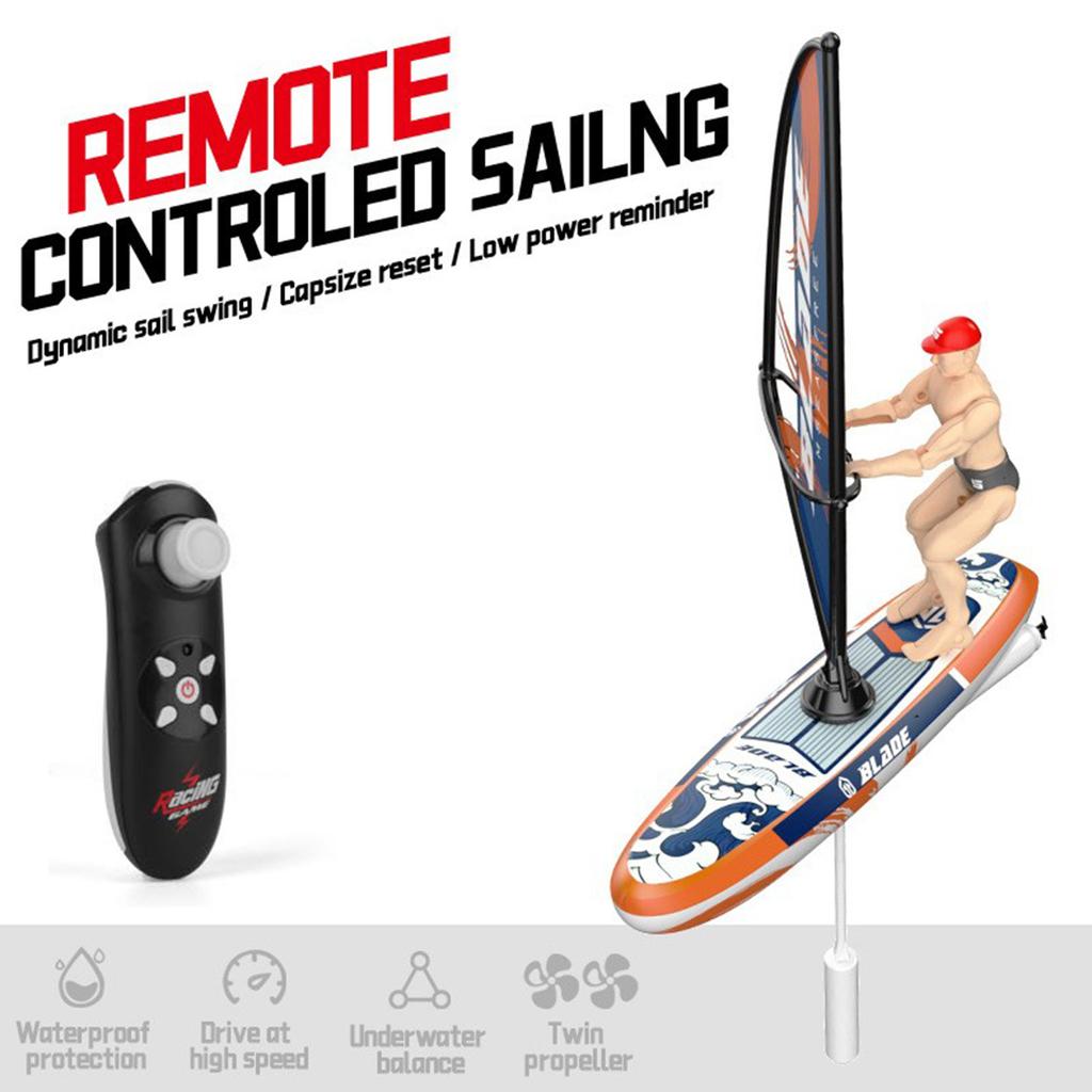 2.4G Remote Control Sailing, Surfing, Rowing, Colorful Swinging, Competitive Balance, Kayaking, Water Toys,Pool Toys, Children's Toys, Gifts