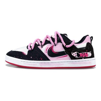 SB Alleyoop Berry Puppy Low Top Skateboard Shoes Unisex Pink CJ0882-102(Team1283-)