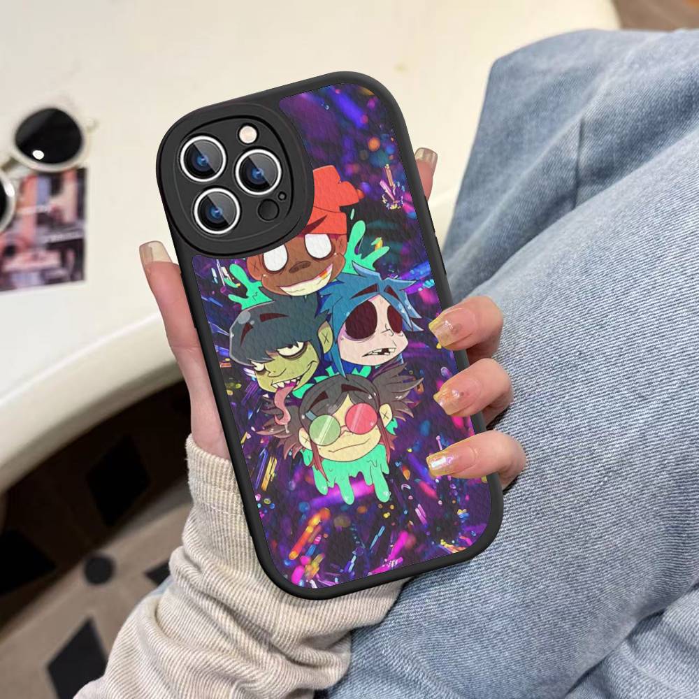 

Art Pop Band G-gorillazS Music Phone Case For IPhone 16 15 14 13 12 11 Pro Max Plus Leather Cover iphone 11
