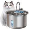 Bebedero Para Gatos Cat Water Fountain  Stainless Steel Dog Water Bowl Dispenser with Filter Automatic Water Fountain for Pets