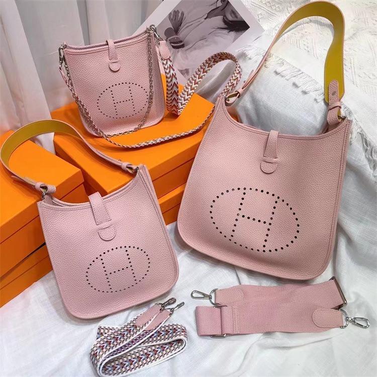 2023 new cowhide Evelyn evelyne mini 17/29TOGO first layer cowhide shoulder crossbody