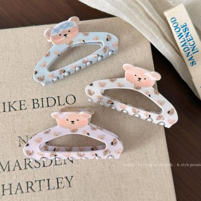 Adorable Bear Claw Hair Clip - Simple Accessory for Hair Buns & Back of Head Styles