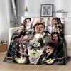 Coperta Stampata Cartoon G-Ghostbusters Calde Coperte in Flanella Morbide e Confortevoli Coperta da Casa Viaggio Fodere per Letto Regalo di Compleanno