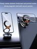 1Pc Premium Vacuum Magnetic Car Phone Holder - 360° Rotation, Foldable Alloy Design, Universal for All Smartphones