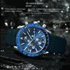 New Top Brand Waterproof Luminous Multifunctional Men's Watch Silicone Tape Luxury Fashion Quartz Watch