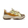 Li Ning Honey 3 Fashion Comfortable Shock Absorbing Durable Low Top Casual Shoes Women Casual Shoes Brown Yellow Gray AGCW180-1