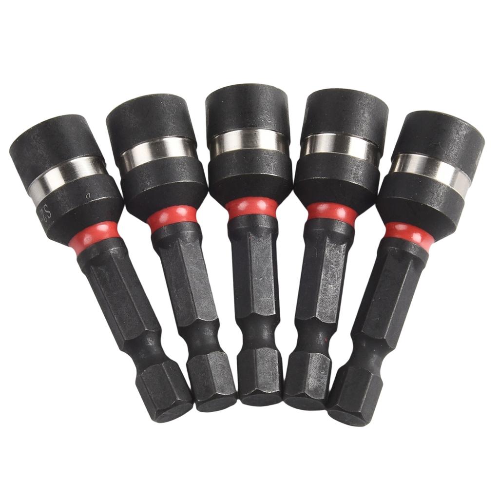 Hex Shank Driver Magnetic Socket Bits Construction Tasks For Power Drills Hex Shank Driver Socket Wrench Accessory