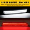 Getönte Frontleuchten mit weißen LEDs und roten LED-Seitenmarkierungsleuchten hinten für Ford Mustang (Baujahre 2010–2014)