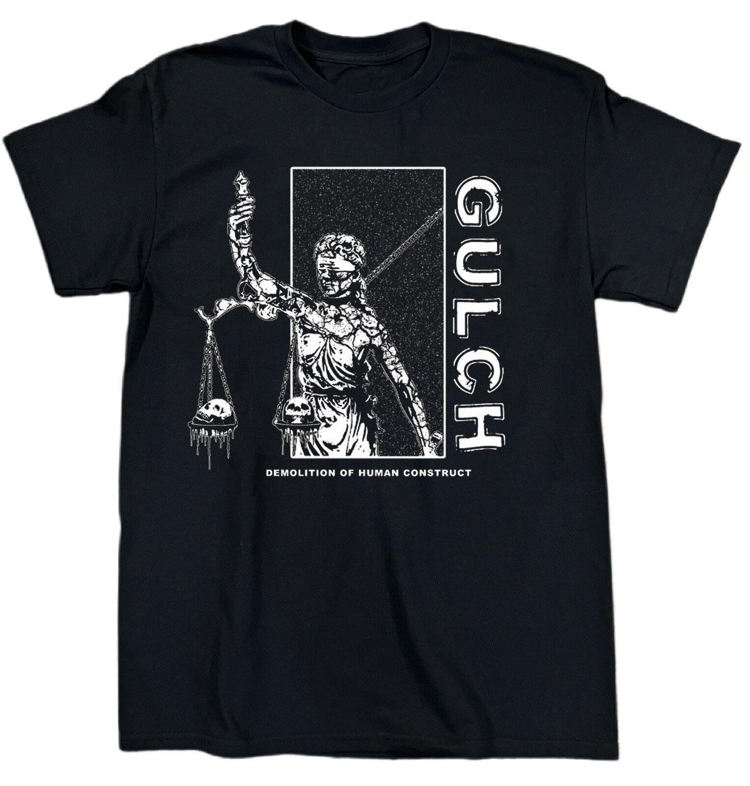 New Gulch Band Album For Fans Heavy Cotton Black T Shirt S-5XL EN658 S