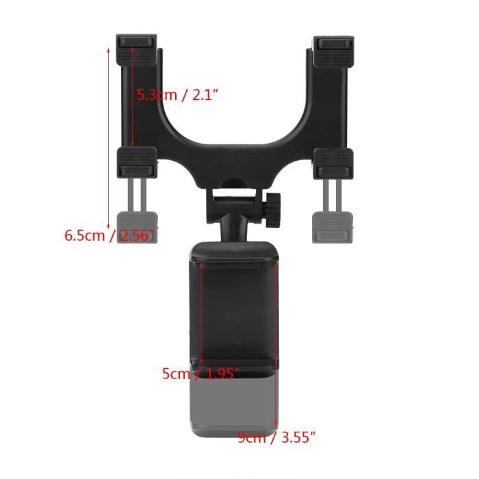 Romantic Universal Phone Holder for Car Rearview Mirror Mounting