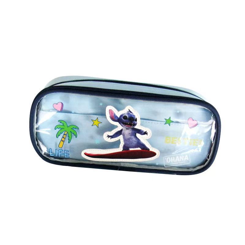 Lilo Stitch Kids Pencil Case With Pvc Polyester Material For Girls School Supplies