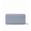 Silver Brooch Round Zip Leather Long Wallet NF1710KP00000 [Lacoste] [Official]