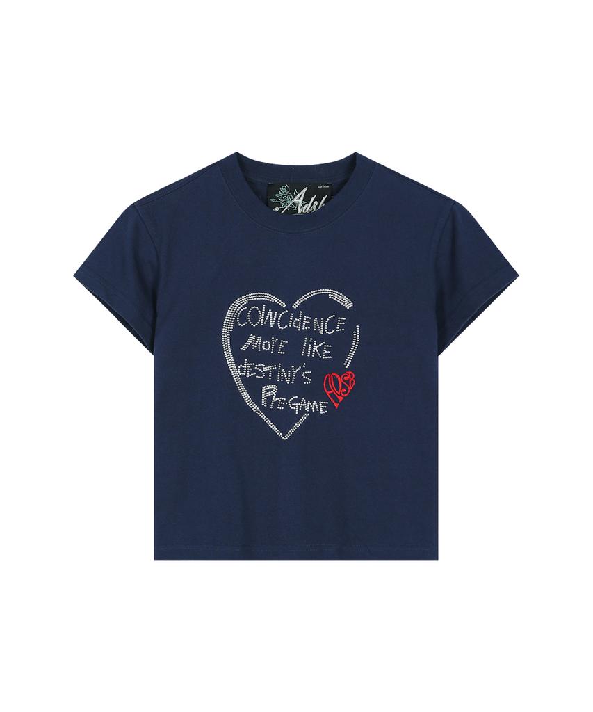 ADSB ANDERSSON BELL (Essential) Baby Heartfix T-Shirt Atb1418W(Navy)
