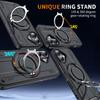 For iPhone 16 Plus Case Compatible with MagSafe Rotating Ring Kickstand PC + TPU Shockproof Phone Cover