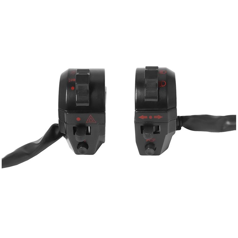 Motorcycle Handlebar Control Switch Left Right Side Control Switch Motorcycle Parts чёрный