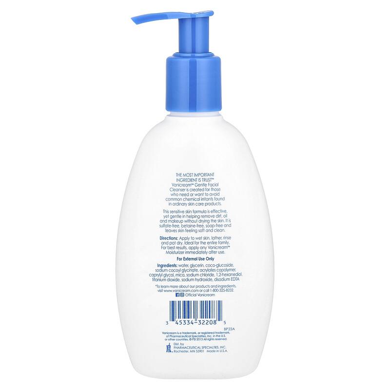Gentle Facial Cleanser, For Sensitive Skin, Fragrance Free, 8 Fl Oz (237 Ml)
