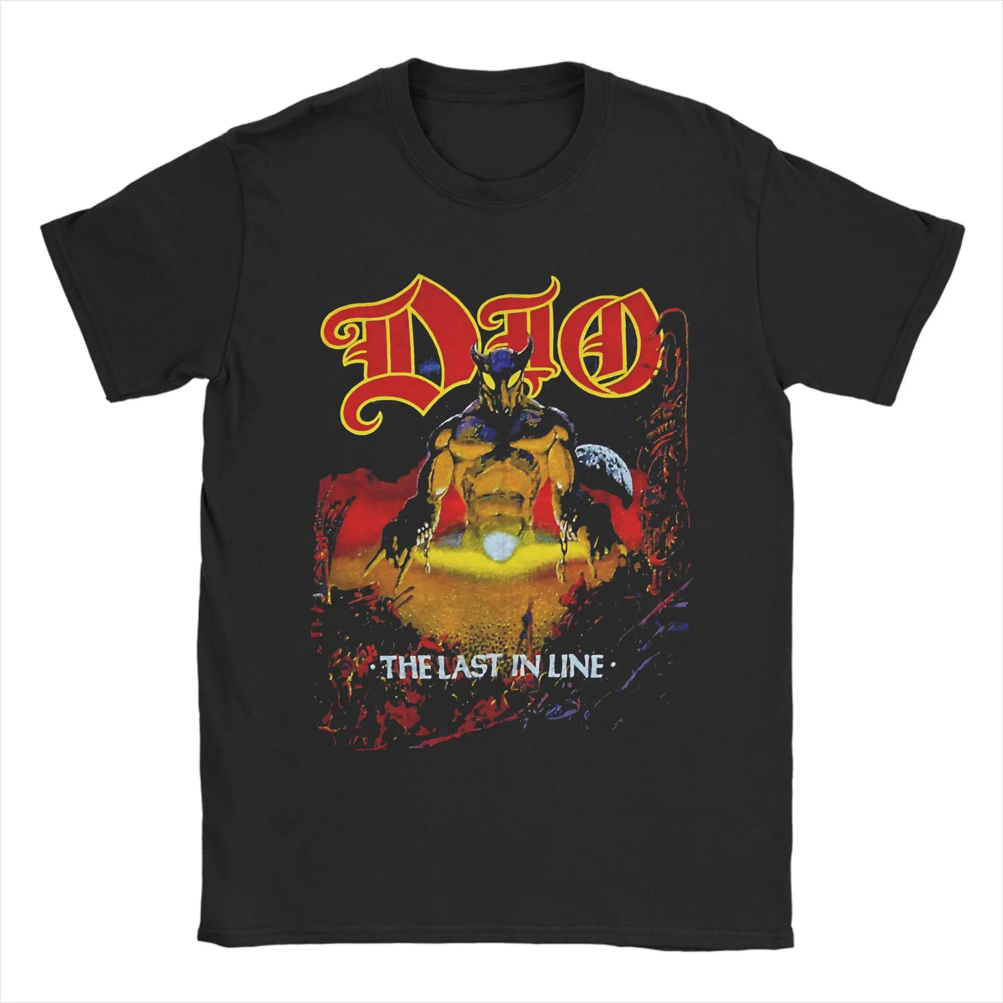 

Mens Womens Dio The Last in Line T Shirt Pure Cotton Graphic Print Tee Shirts Clothing Outfits 3XL