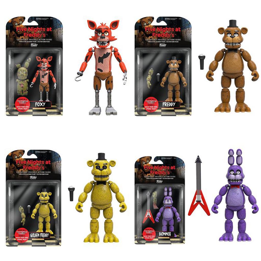 Action Figure Articolata da Collezione Fnaf Five Nights At Freddy's Golden Freddy