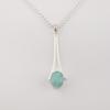 Natural Amazonite Gemstone 925 Sterling Silver Handmade Jewelry Designer Pendant 1.79" PP-69-28