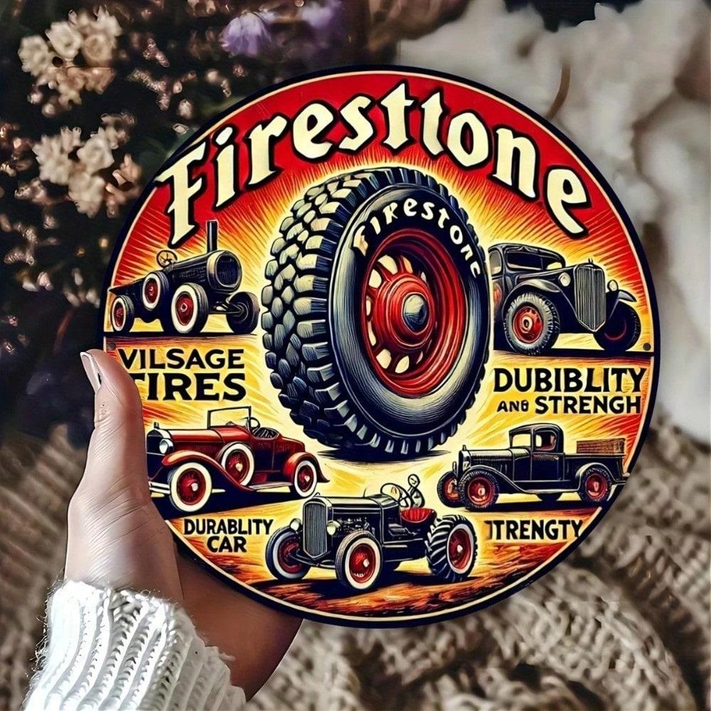 

Vintage 8x8 Inch Tin Sign Metal Wall Art Retro Decor for Home Bar Garage Man Cave 1pc 20x20 різнокольоровий