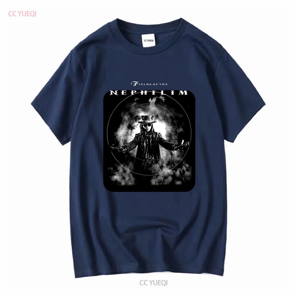 Fields Of The Nephilim Band T Shirt Classic Graphic Te4201 Vintage Washed Comfortable Designer Clothes Fashion Versatile