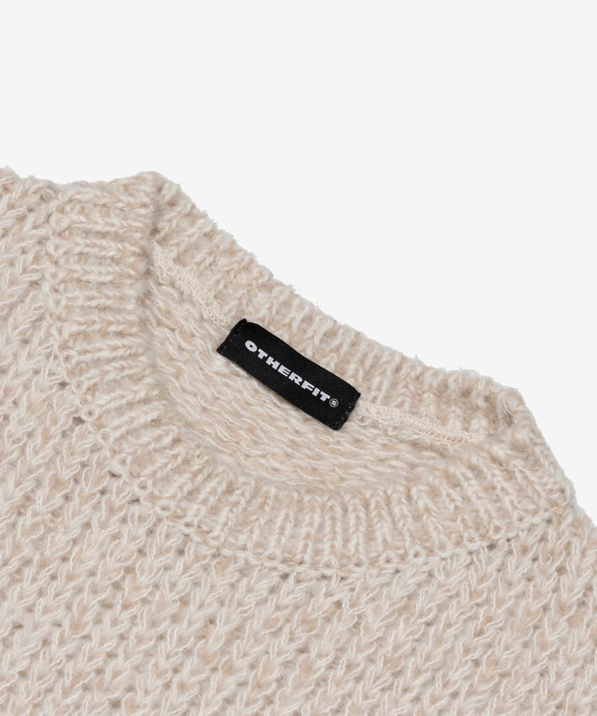 OTHERFITS Alpaca Round Wool Knit (Ivory)