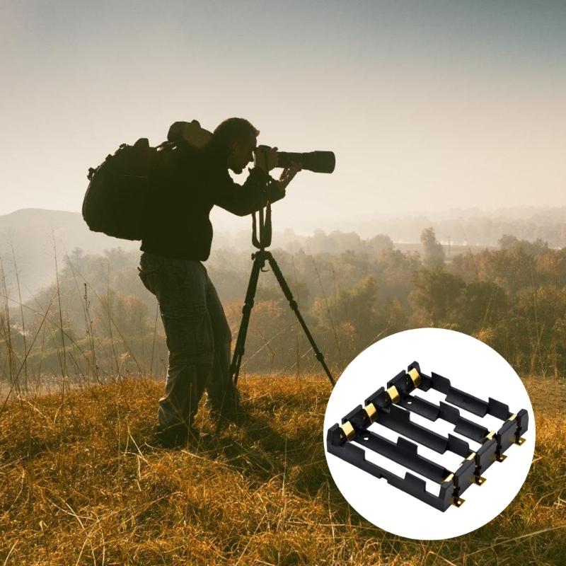 Single/Double/3Pcs/4Pcs Cell 18650 Lithiums Batterys Case with Secure Contacts for Customizable Power Solution