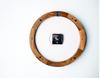 Interform Wall Clock Kempi White Black Wood Sweep Movement CL-3931