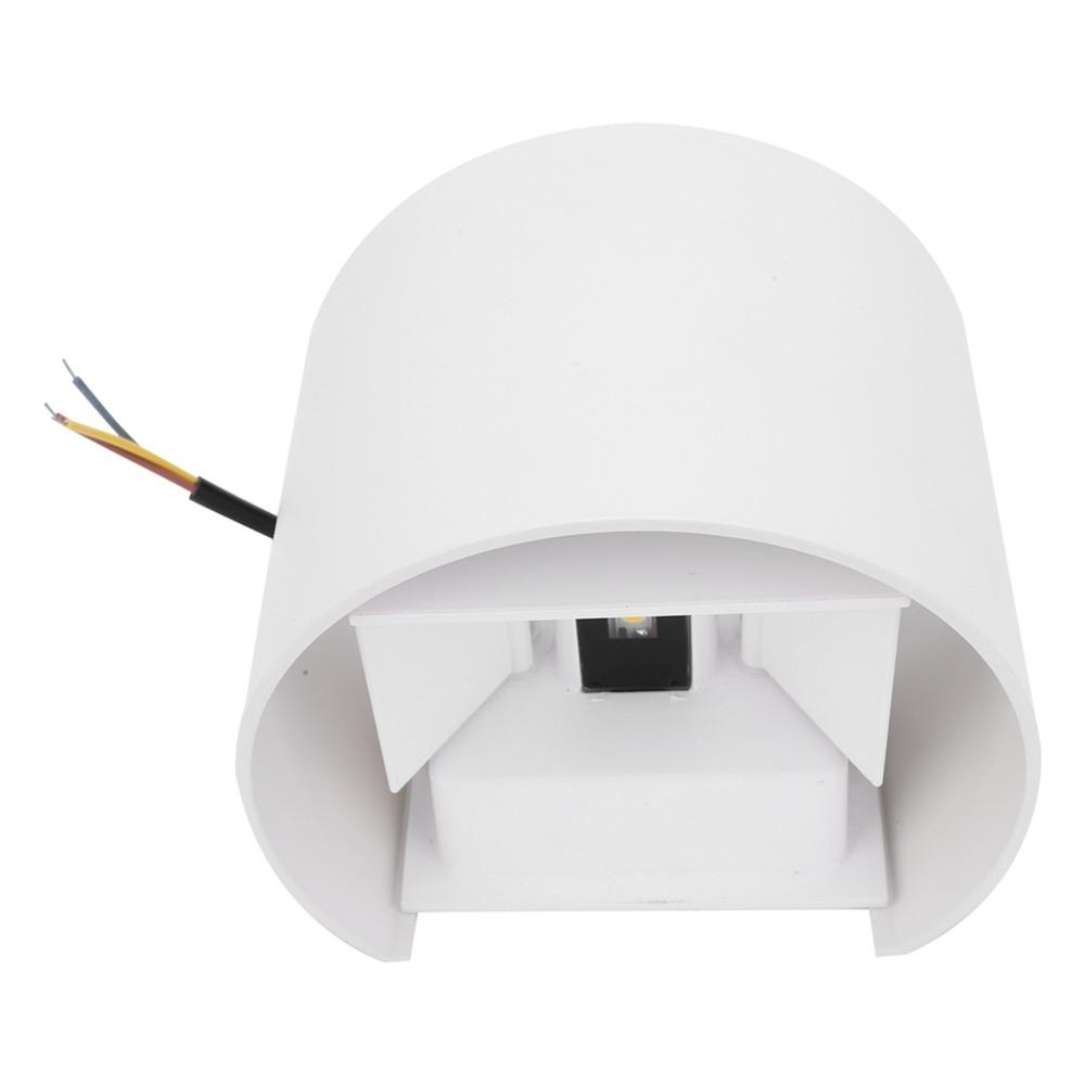 Semi-Circular LED Wall Lamp 12W Up Down Lighting Modern Wall Light  Garage