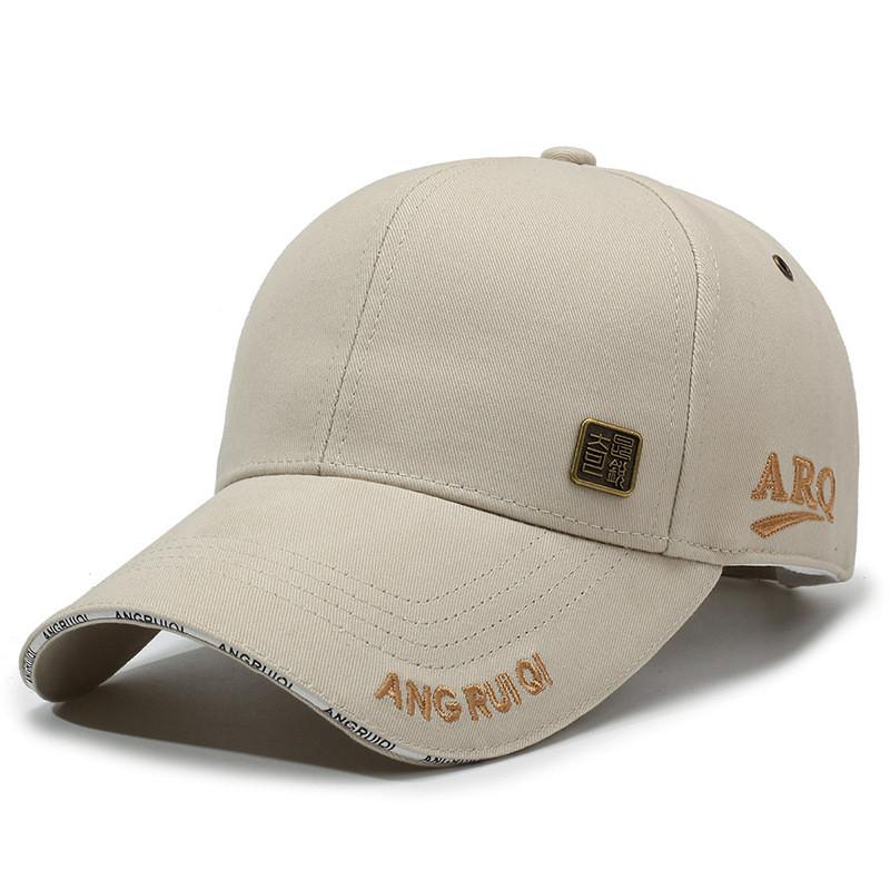 Embroidery Letter Aro Baseball Hat Sun Protection Adjustable Peaked Gift Cap