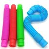 2/1X Mini Pop Tubes Sensory Toy For Adult Kids Stress Relieve Toys Kid Autism Anti Stress Plastic Bellows Children Squeeze Toy