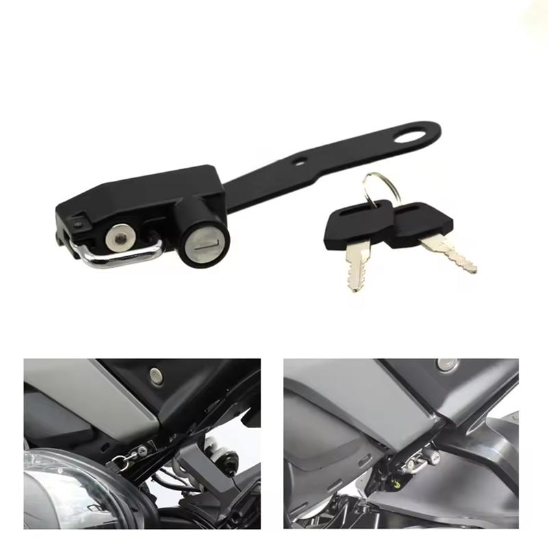 

Motorcycle Helmet Lock Kit For HUSQVARNA VITPILEN401 SVARTPILEN 401 250 2024- Helmets Anti-Theft Lock-A87Q чорний