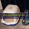 Fully Enclosed XL Odor-Proof Easy-Clean Cat Litter Box