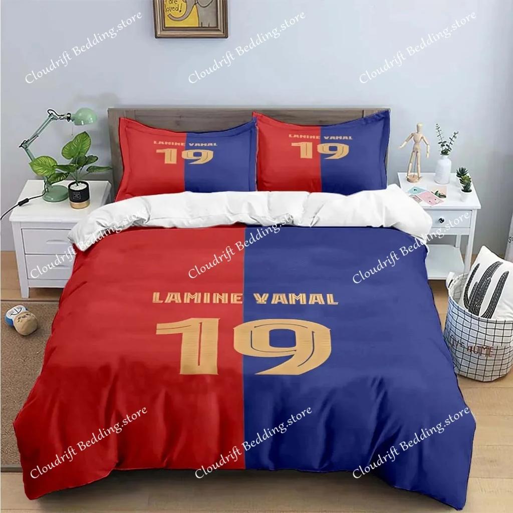 Spain Football Cenozoic Star L-Lamine Y-Yamal Bedding Sets Bed Supplies Set Duvet Cover Bed Comforter Set Bedding Set Gift029