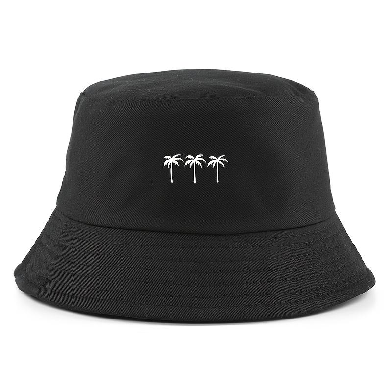 Coconut Print Fisherman Hat, Fashionable for Both Men and Women, Suitable for Outdoor Travel, Summer Beach Leisure