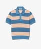 LACOSTE Women'S Summer Striped Short Sleeve Polo Sweater Af9847-56G 4Ip