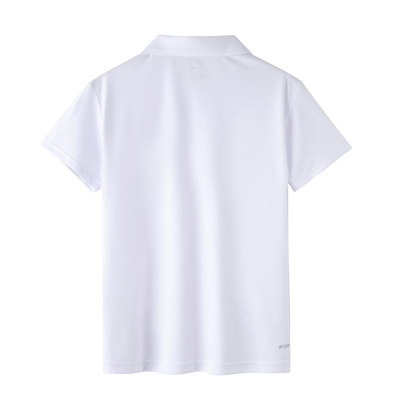 Li Ning Brand Logo Solid Color Casual Pullover Short Sleeve Polo Shirt Men Polo Shirts White APLT139-2