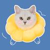Rainbow-colored Sunflower Elizabethan Collar for Cats, Dog Collar, Sterilization Collar, Anti-licking and Anti-scratch Head Cover