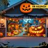 Eén Halloweentown Heks - Halloween Garagedeur Banner, Grote Stoffen Muurdecoratiezyc