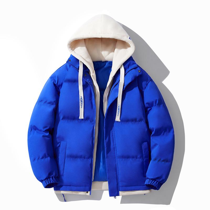Men's Trendy Oversized Hooded Cotton Jacket - Winter 2-in-1 Style