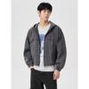 Hooded Denim Outerwear Grey (264939Fps3)