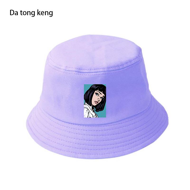 Anime HipHop MICHELANGELO Bucket Hat Women Unisex Summer Fishing Fisherman Cap Foldable Unisex Sun Caps Sunscreen Panama Beach Hats