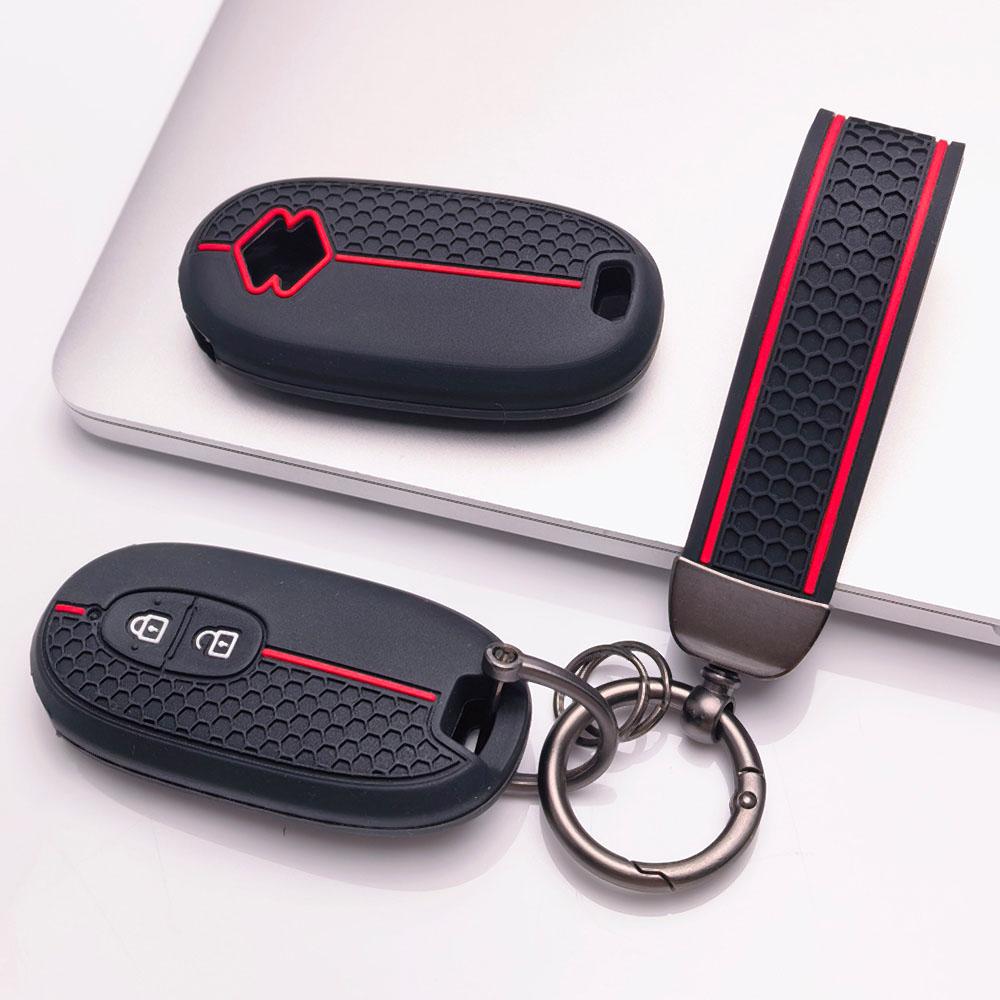 Key Fob Cover for Suzuki Swift Jimny SX4 Baleno XL6 Ertiga Dzire Ignis with Keychain Protective Accessory Key Fob Protection Replacement