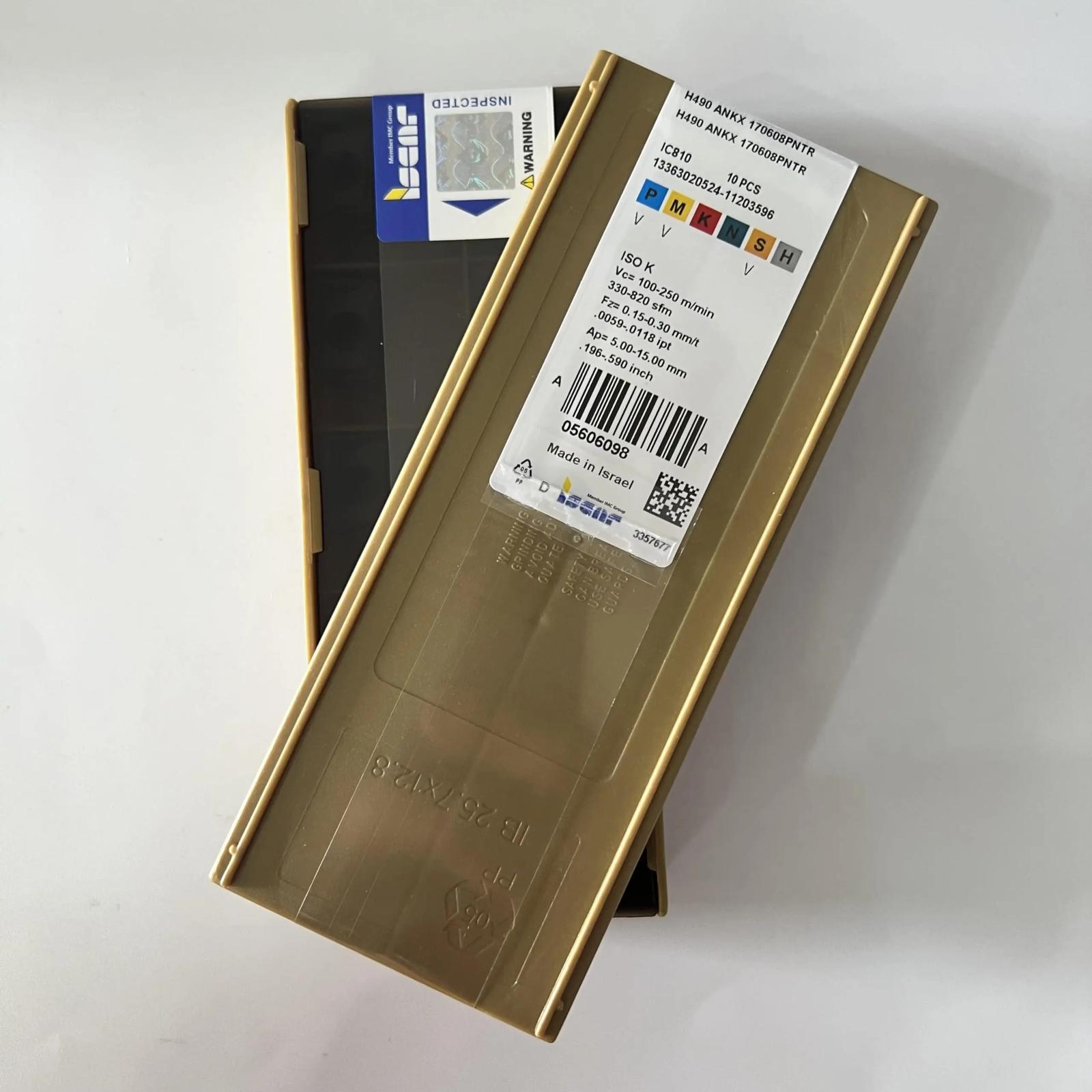 

H490ANKX170608PNTR IC810 /Industrial indexable carbide inserts 10 Pcs