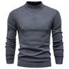 Mens Turtleneck Knit Sweater Casual Long Sleeve Pullover Fall Winter Slim Fit