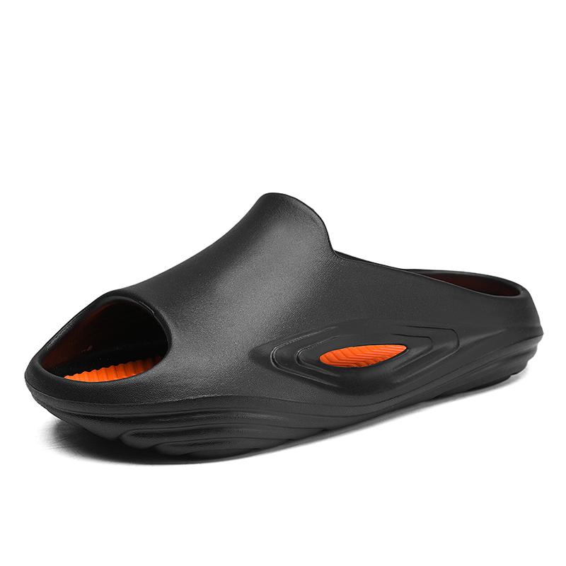 38-45 Herren Groß Mode Weiche Sohle Einzeiler Pantoletten Zuhause Freizeit Hausschuhe Strandsandalen