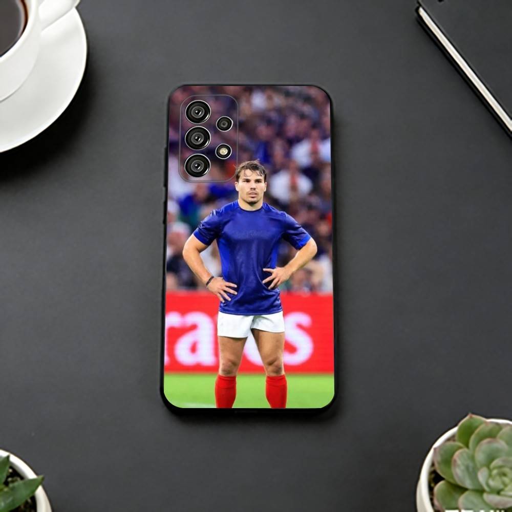 Antoine Dupont for Rugby Fans Phone Case For Samsung S25,S24,S21,S22,S23,S30,Ultra,S20,Plus,Fe,Soft Silicone Black Cover
